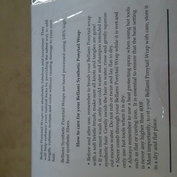 Ash Blonde Wrap Ponytail - Picture 3 of 4